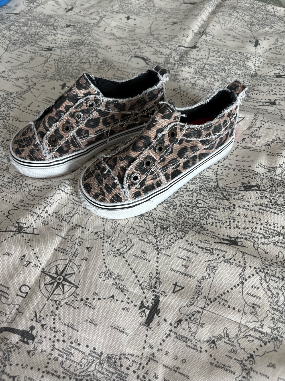 Blowfish Leopard Print Slip-On Sneakers - Brown